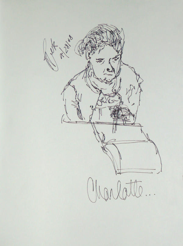 Charlotte Drawing by BanaCkie on DeviantArt