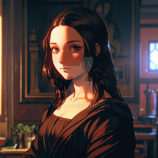 Mona Lisa - anime by yamimaxy on DeviantArt