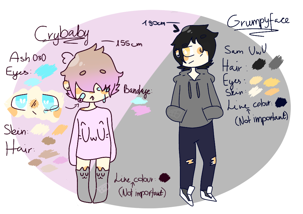 Meet Cry and Grumpy! by AnEddsworldFangirl on DeviantArt