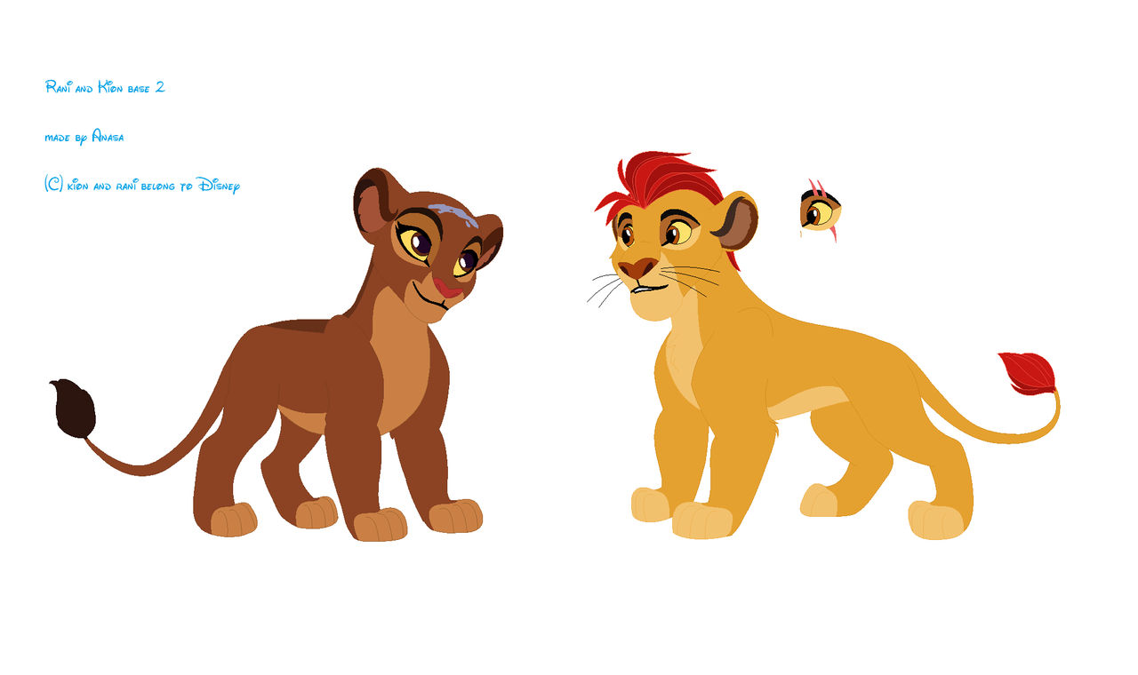 Kion Rani Base Kion And Rani Base 2 by CONNOR-RK800-343 on DeviantArt