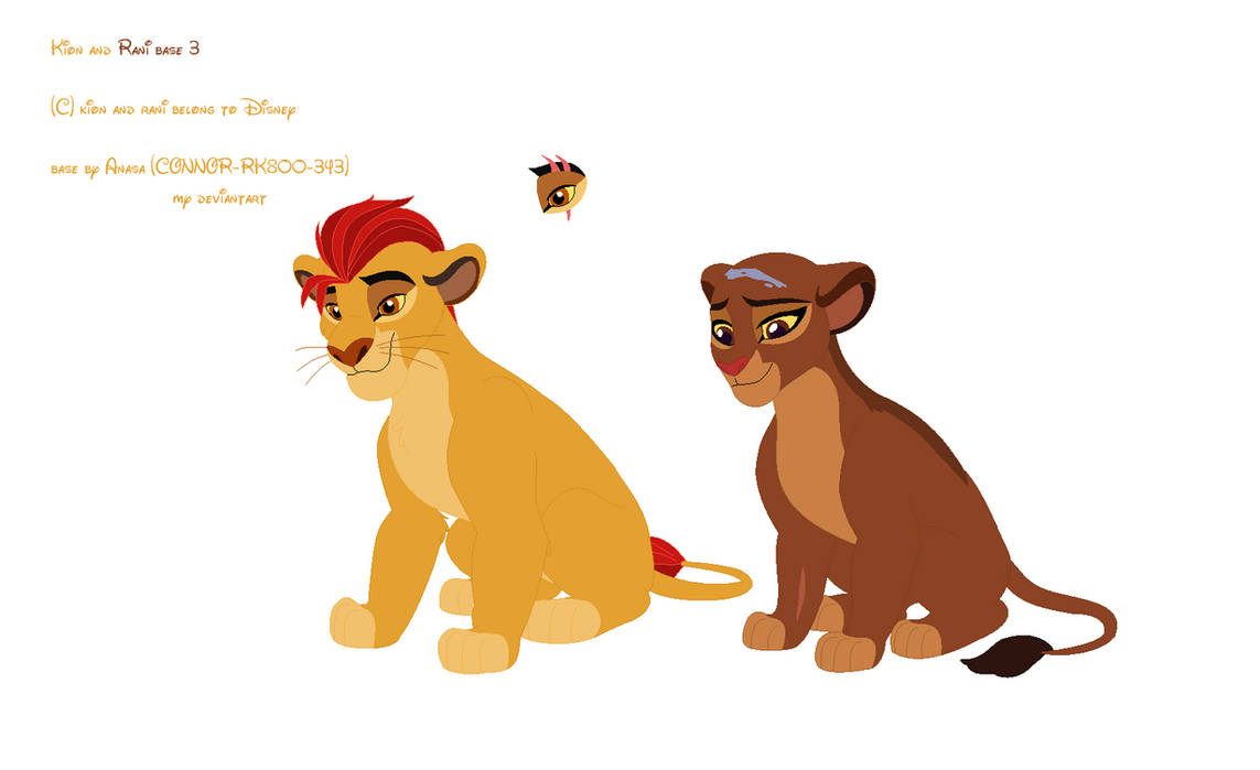 Kion Rani Base Kion And Rani Base 3 by CONNOR-RK800-343 on DeviantArt