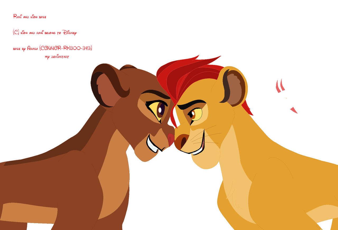 Kion Rani Base Kion And Rani Base 5 by CONNOR-RK800-343 on DeviantArt