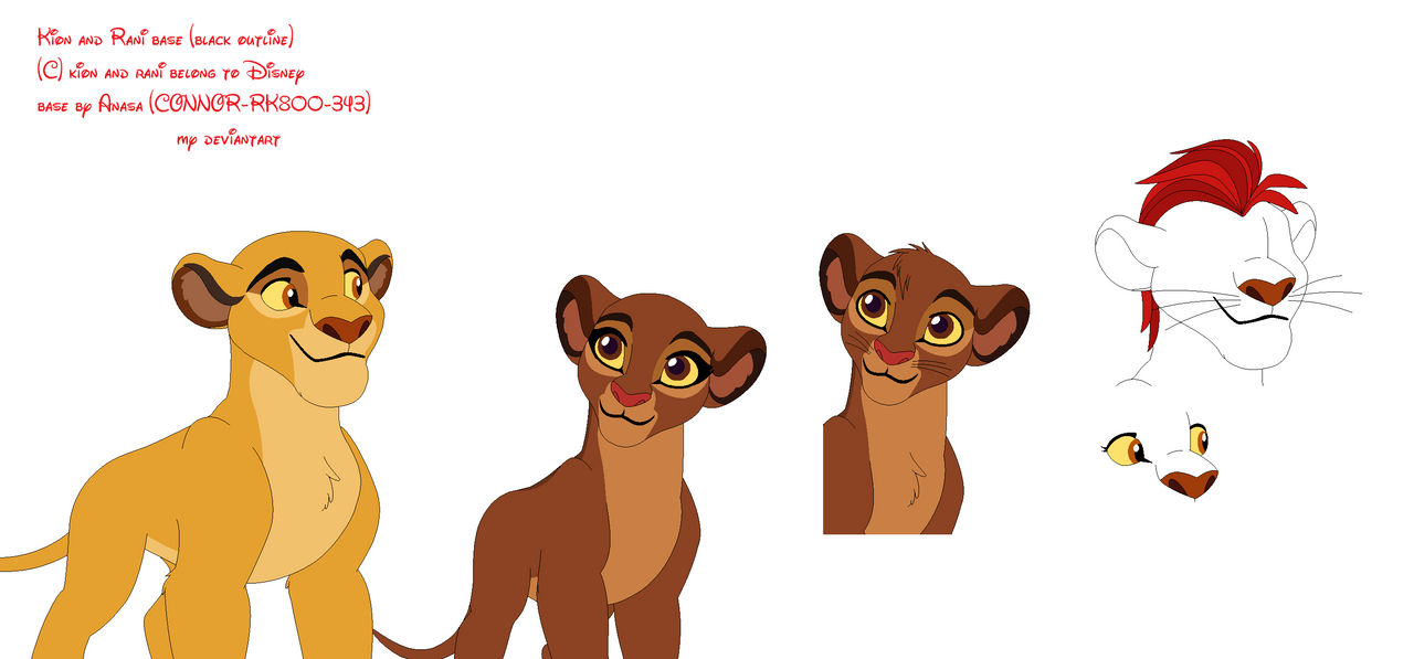 Kion Rani Base Kion And Rani Base 10 by CONNOR-RK800-343 on DeviantArt