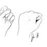 Studying hands
