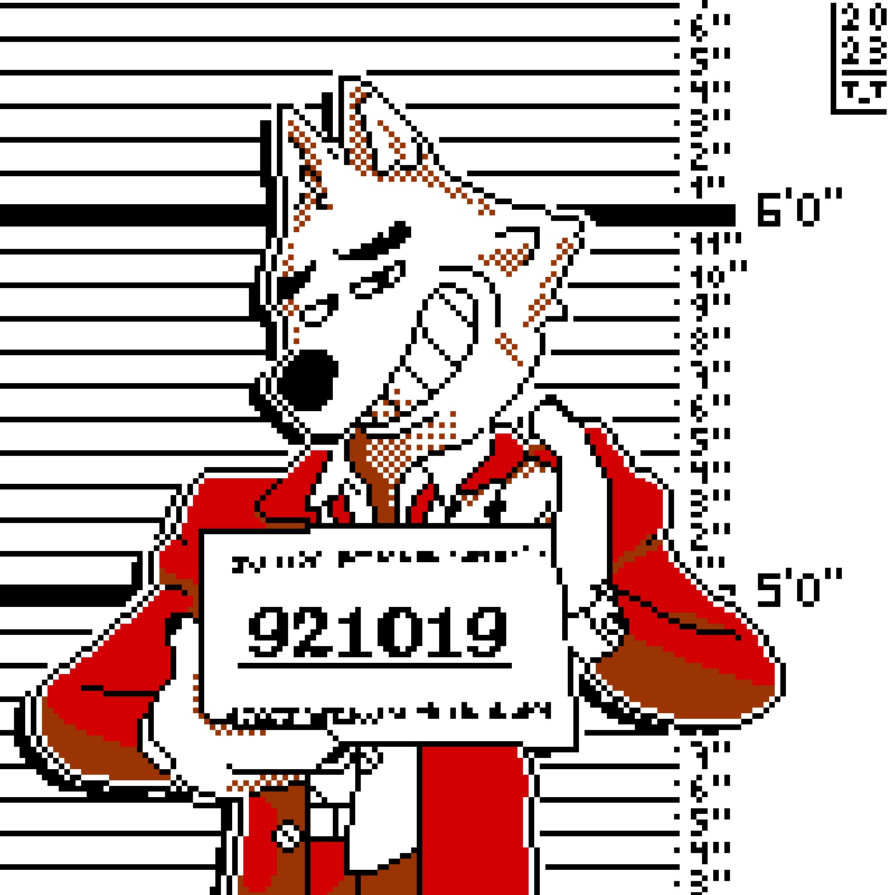 Mr. Wolf Mugshot (Mr. Spastic Tribute) by TheThingy2XT on DeviantArt