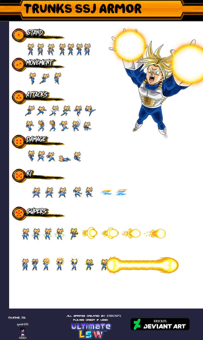 Ulsw Trunks Ssj Armor (By ErickFl) by ErickFl on DeviantArt