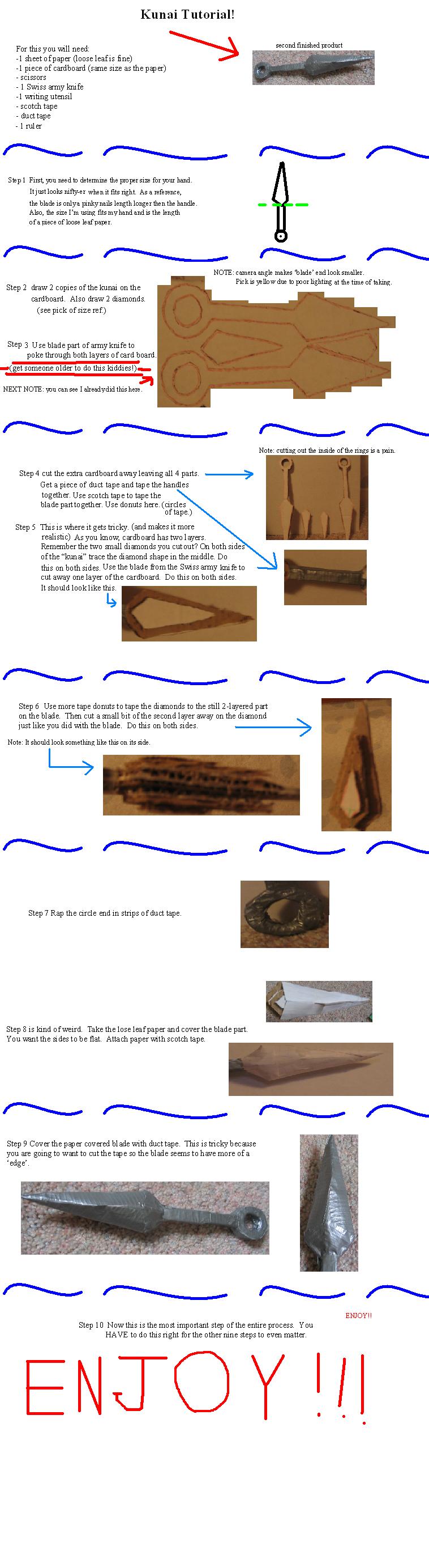 Make Cosplay Kunai In 10 Steps by GarnetWings