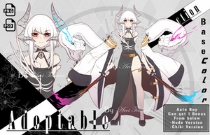 [Closed]Adoptable No.34 Base color-Line Art