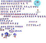 Sonic 2 sprite sheet.