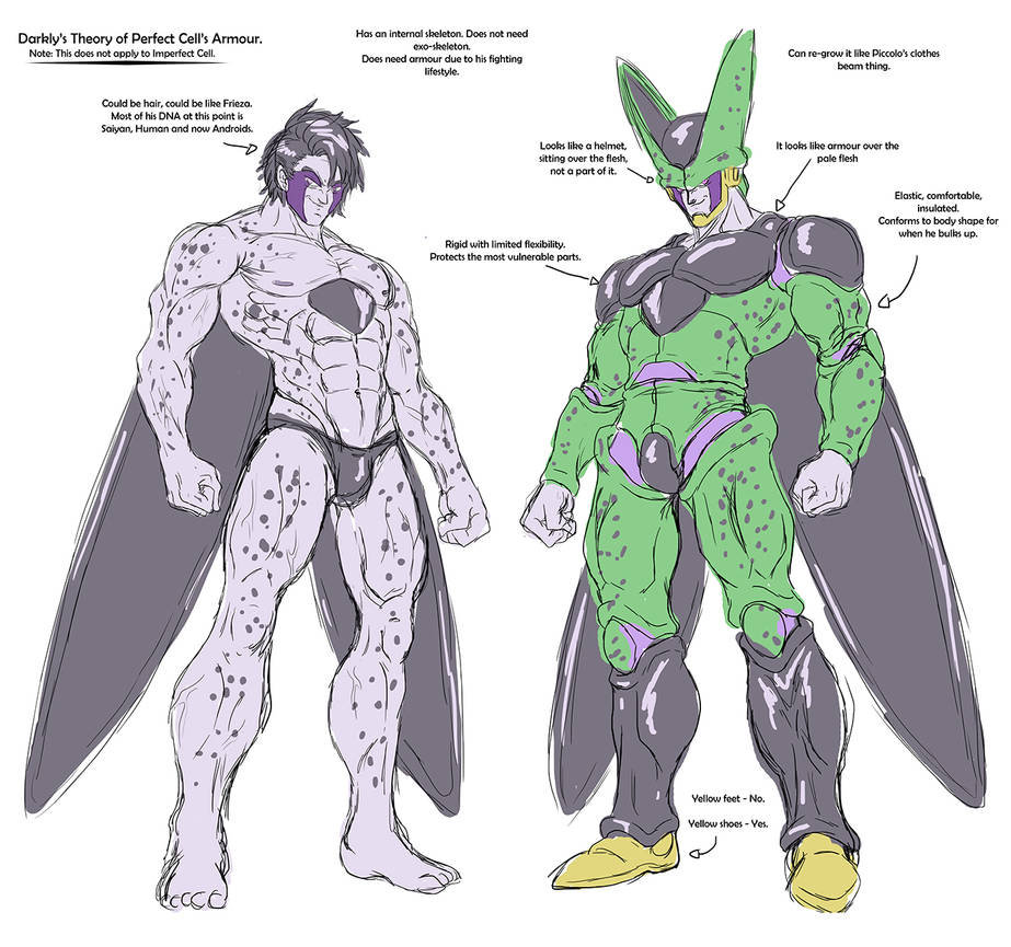 Cell Armor Form Cells Armour Theory by darkly-shaded-shadow on DeviantArt