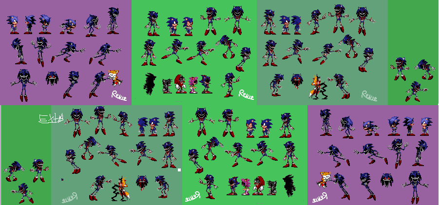 sonic exe sprites by sdodn on DeviantArt