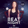 Beat Night Free PSD Flyer Template