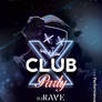X Club Party Free PSD Flyer Template