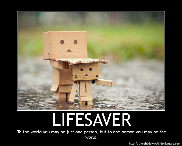 Motivational Poster: Life Saver