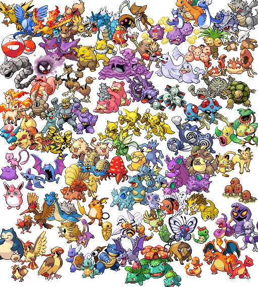 The 151 Orginal Pokemons