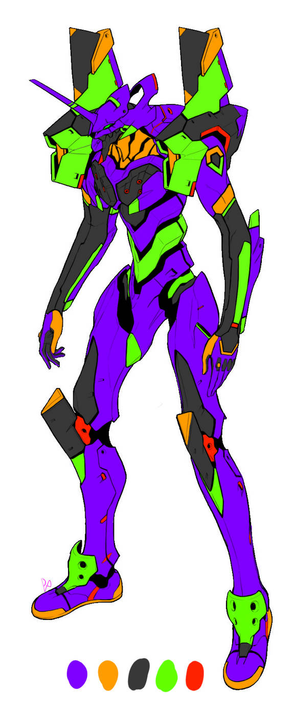 Evangelion unit 01 recolor by therealamaki on DeviantArt