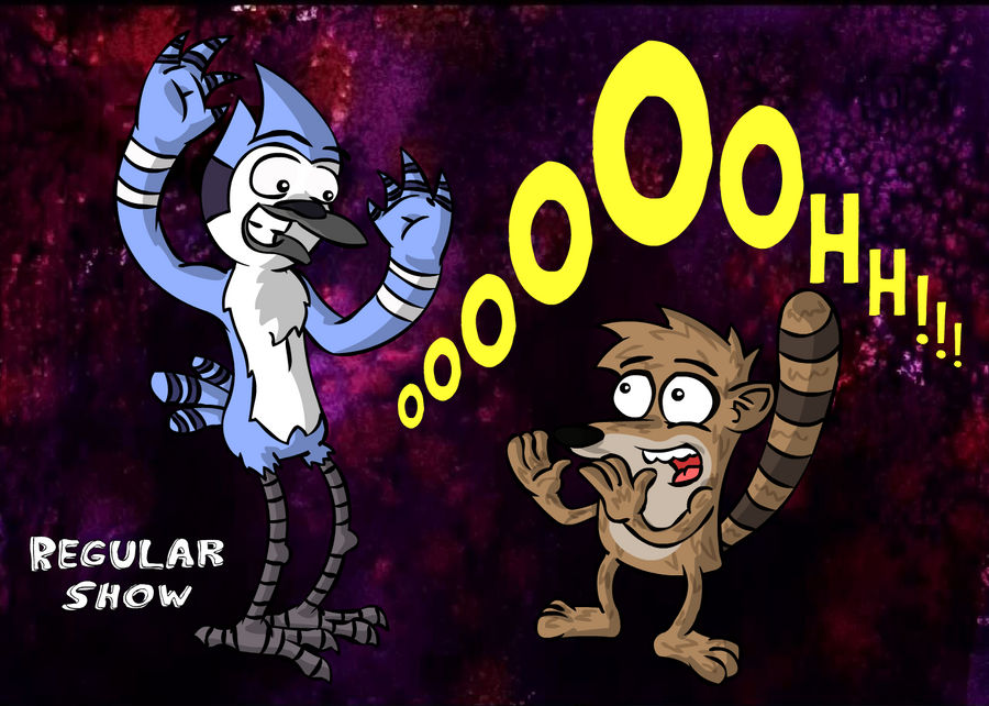 Mordecai and Rigby by TheMonkeyWrench on DeviantArt