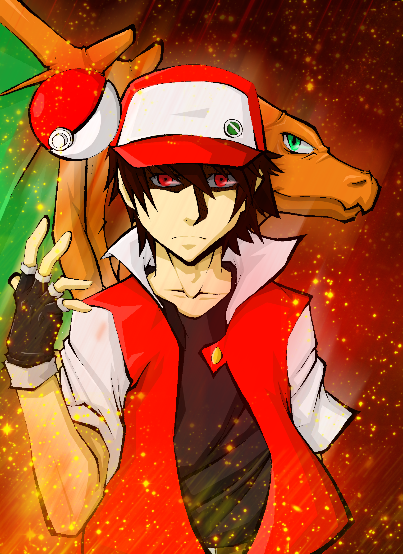 Trainer Red from Pokemon