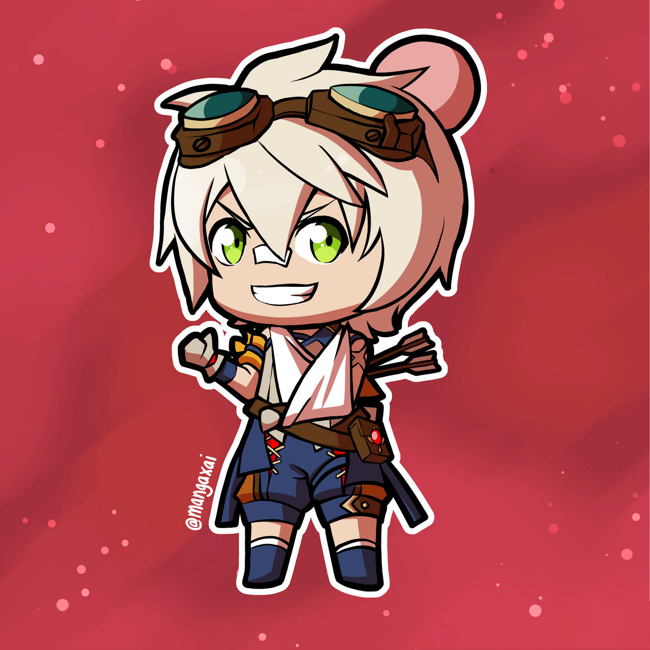 Chibi Bennett - Genshin Impact by mangaxai on DeviantArt