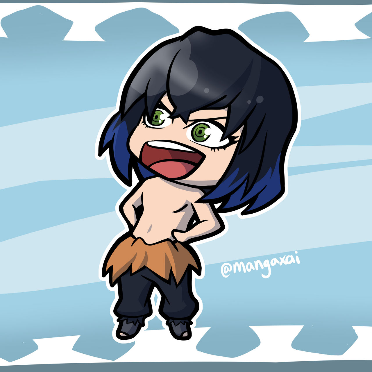 Cibi Inosuke Chibi Inosuke - Demon Slayer by mangaxai on DeviantArt