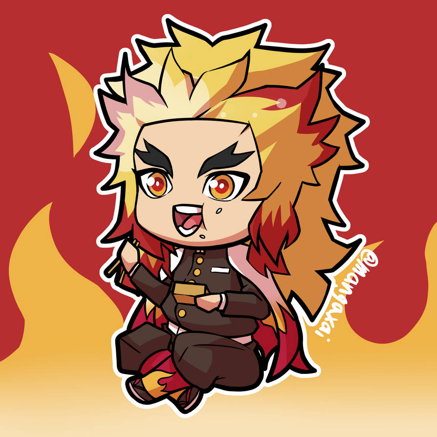 Chibi Rengoku - Demon Slayer by mangaxai on DeviantArt
