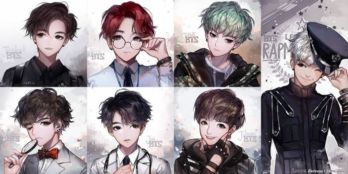 Bts Anime Version by MoonGirl67 on DeviantArt Bts Anime Version by MoonGirl67 on DeviantArt