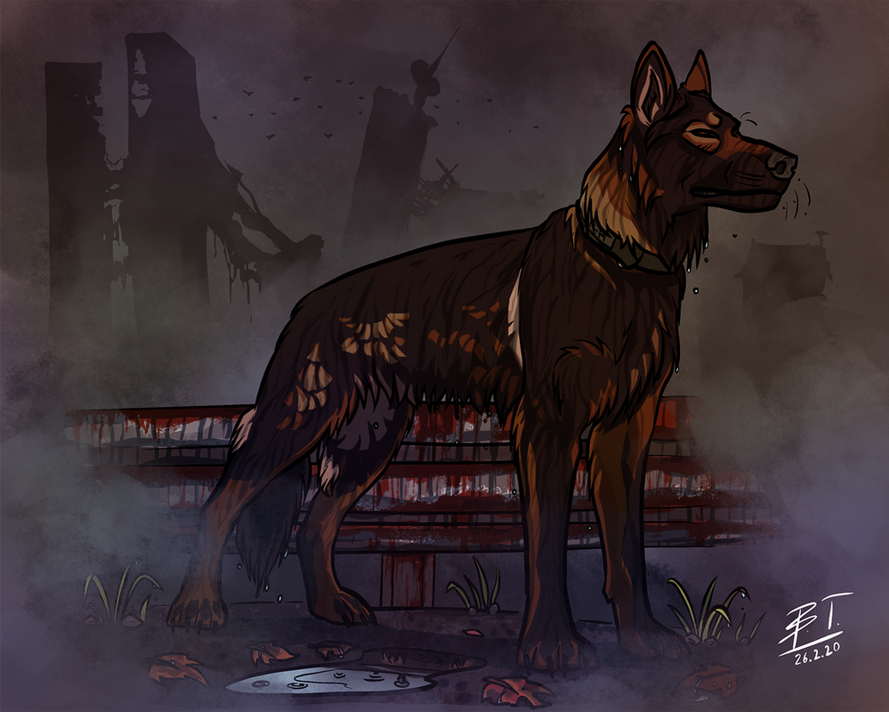 Remo Hates Getting His Fur Wet by bossturp on DeviantArt