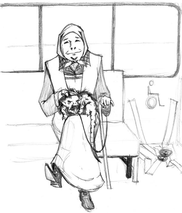 Scary Riders to Meet on the Bus by Nyktomorphia on DeviantArt