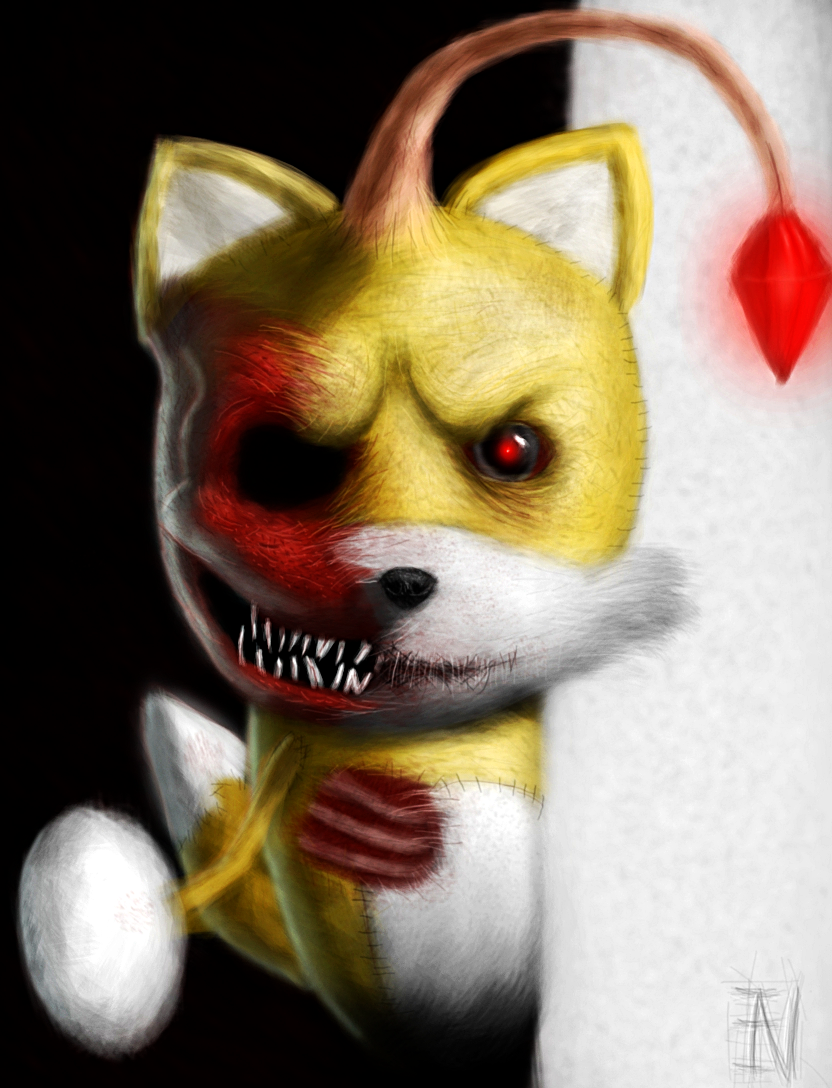 CREEPYPASTA - Sketch 2 - TAILS DOLL by ZaxsSouven on DeviantArt