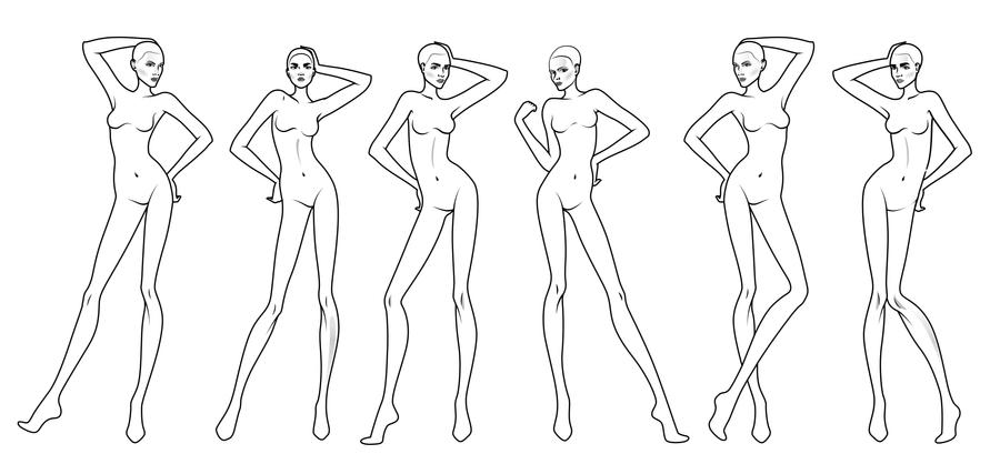 Fashion Design Templates By Manu666tb On Deviantart