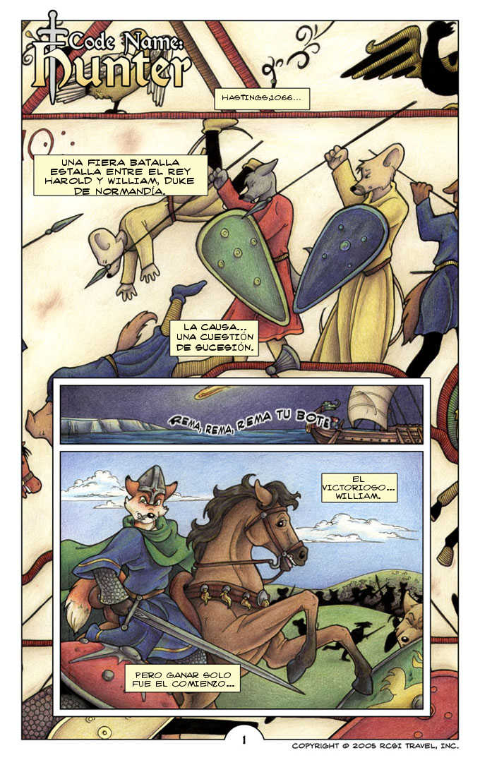 Code Name Hunter Spanish Prologue 1 Pag 01 by David-Irastra on DeviantArt