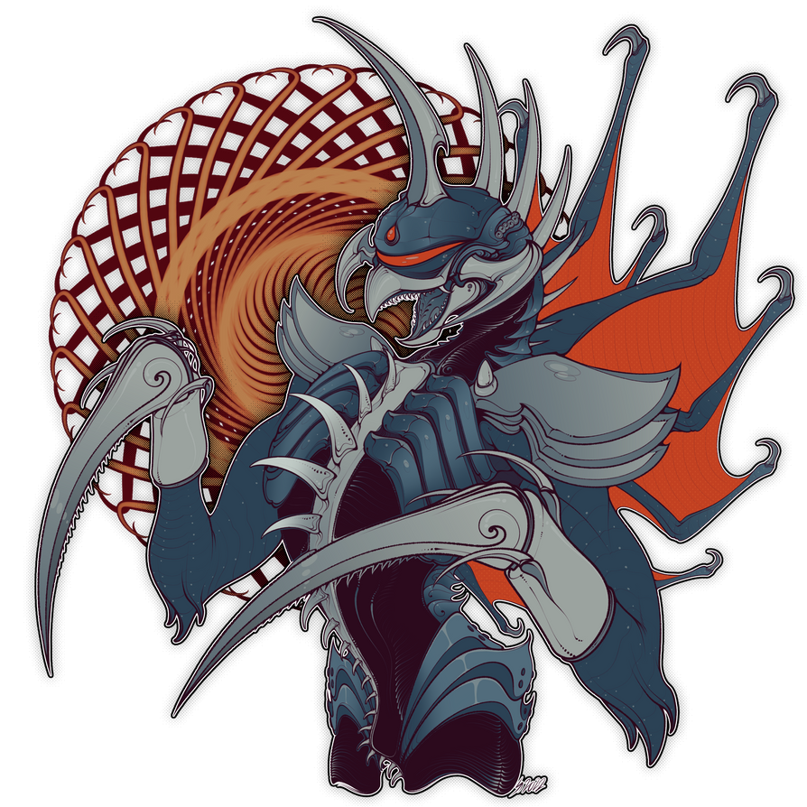 50th GIGAN! - Alt color by Shon2 on DeviantArt