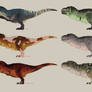 T Rex colorways