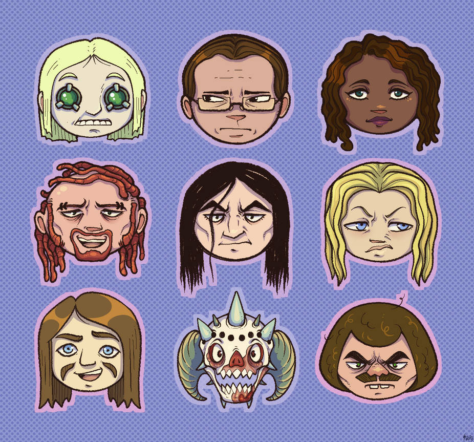 Dethklok + crew by Shon2 on DeviantArt