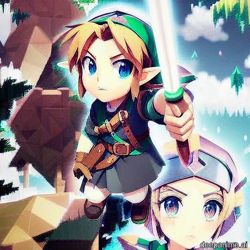 Link from Zelda Wallpaper by Sennexx on DeviantArt