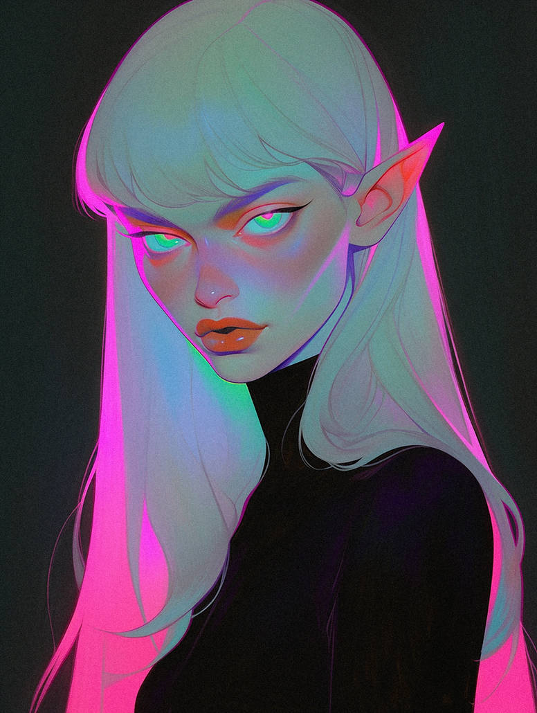 Nes Elf Neon Elf by LumiCesare on DeviantArt