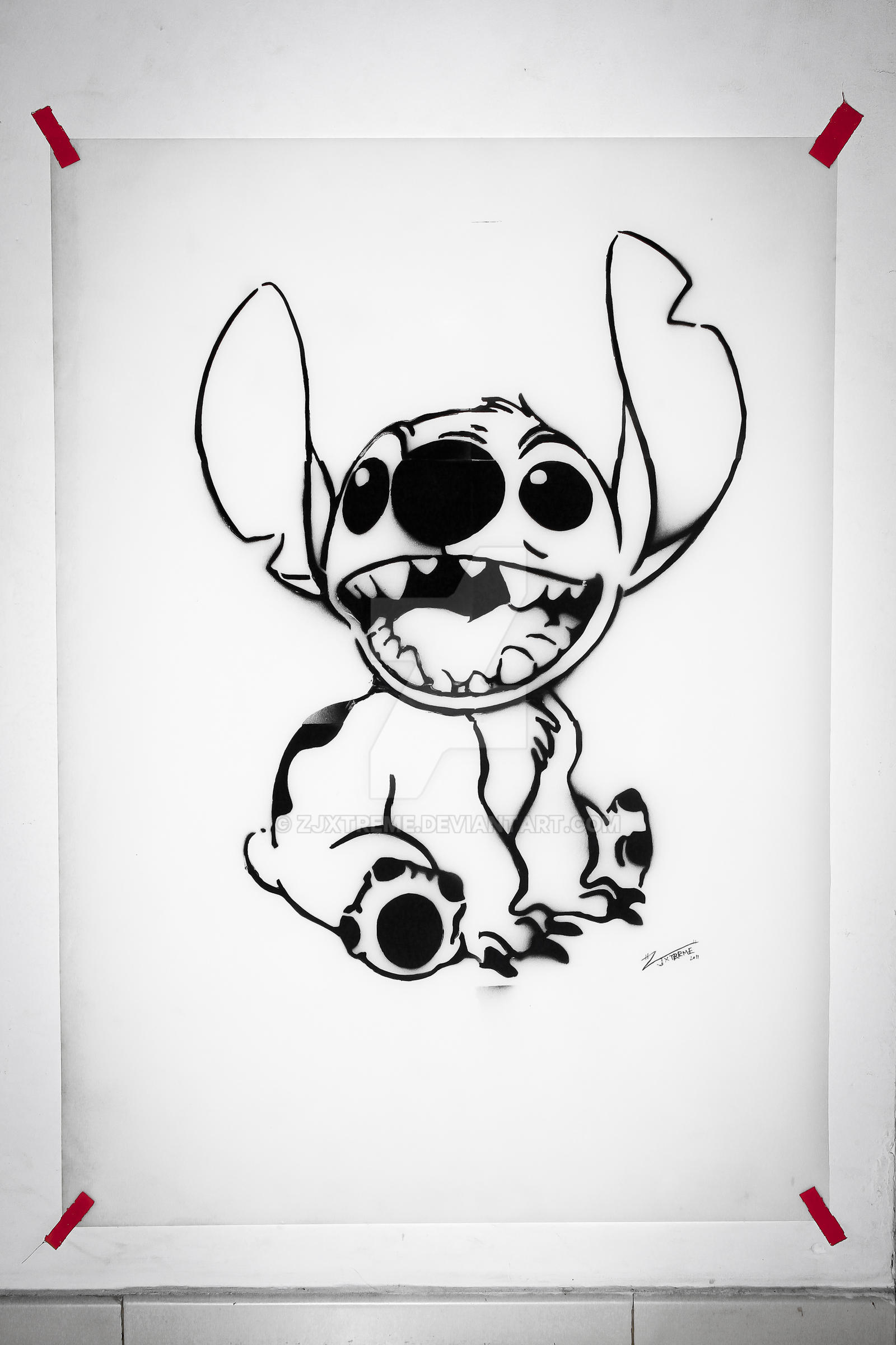 Stitch Stencil by ZJXTREME on DeviantArt stitch-stencil-by-zjxtreme-on-deviantart