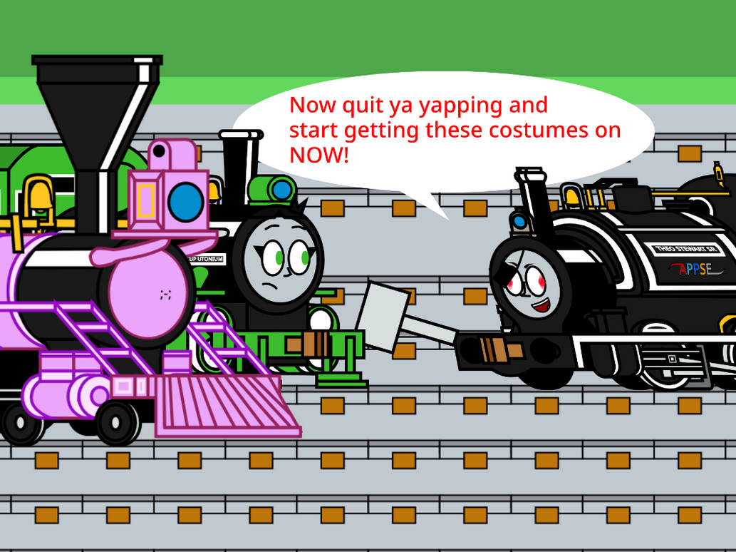 Toothy and the costume contest (TSR art) by PowerPuffRailfan98 on ...