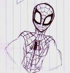 spider man doodle