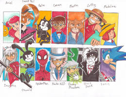 My Favorite Characters part 1 by BoxcarChildren