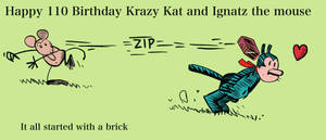 Krazy Kat and Ignatz 110 Birthday