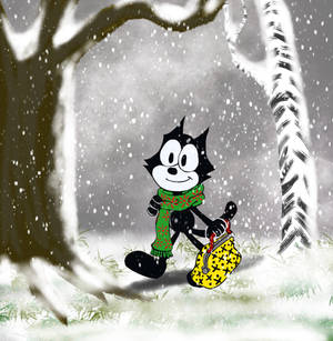 Merry Late christmas from Felix the Cat