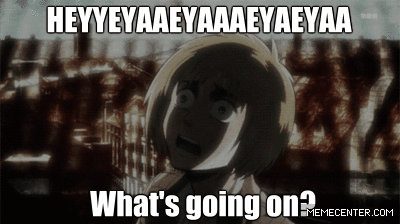 Attack on titan:What's going on? (Gif)