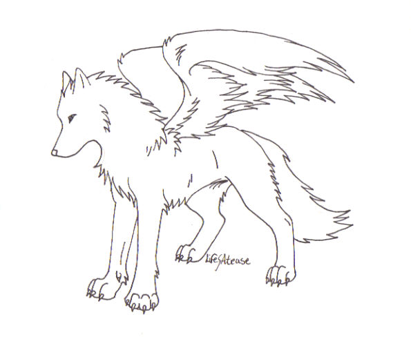 Wolf Lineart