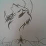 Tribal Wolf And Star's