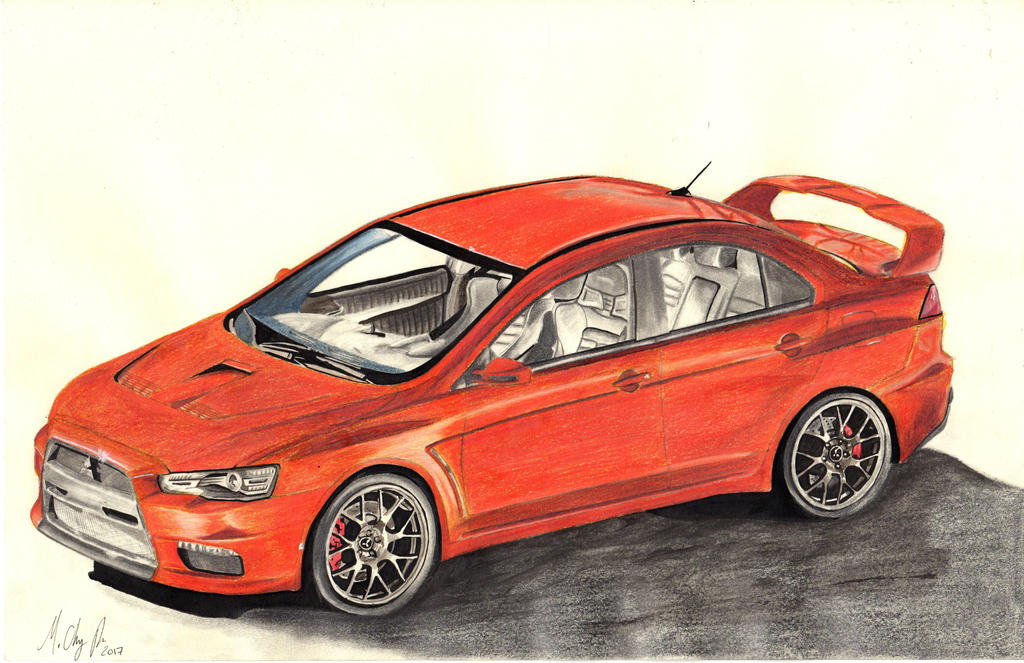 Evo Rear Drawing Basic Mitsubishi Lancer Evo X Concept by GearheadAutoArt on DeviantArt