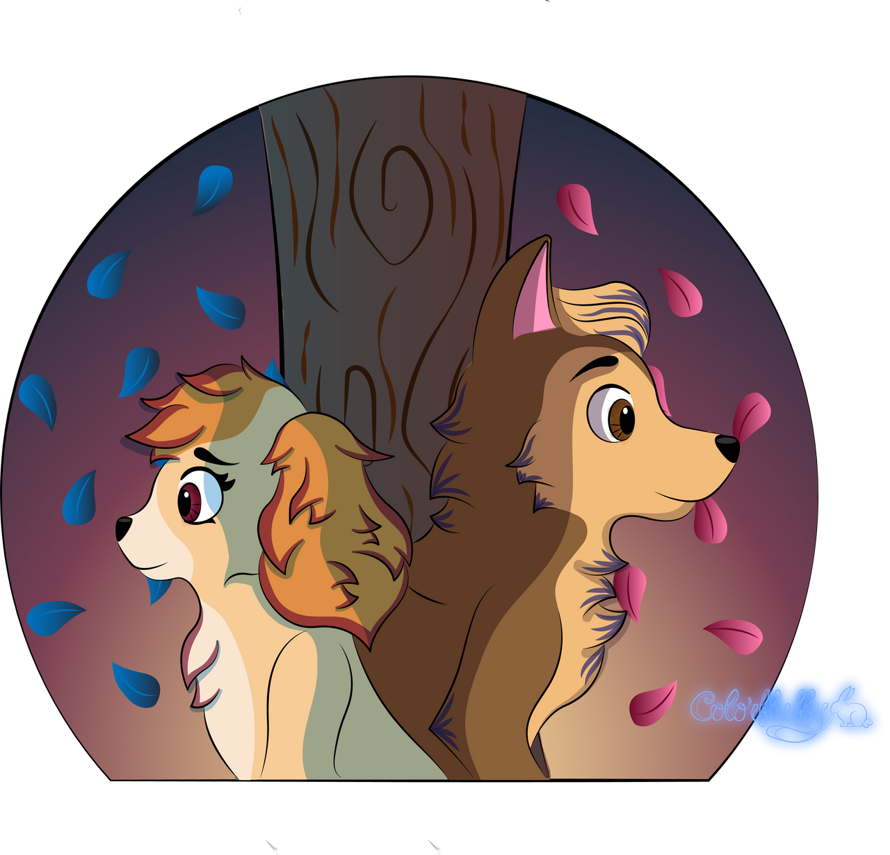 A character from an online platform