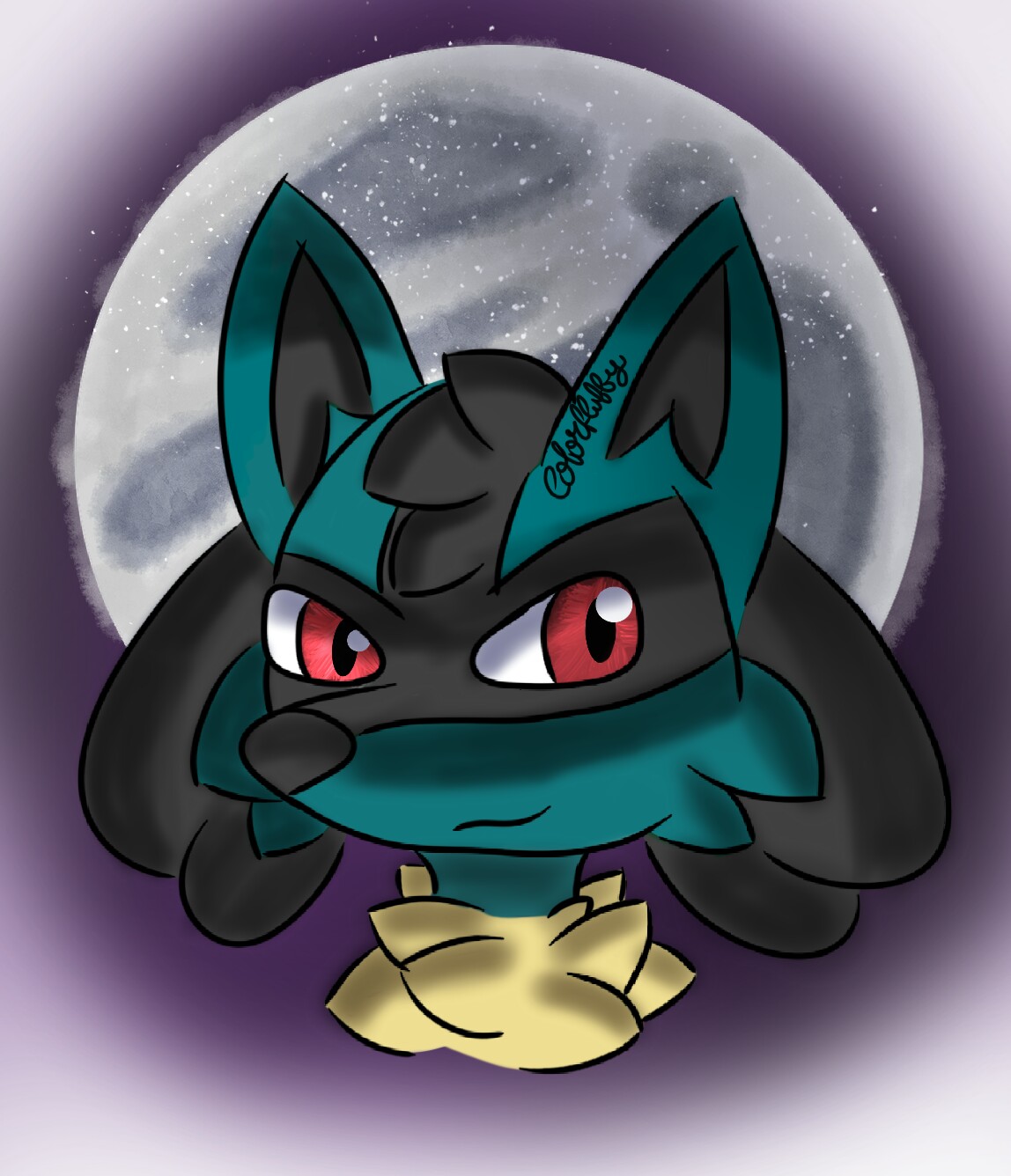 Lucario - pokemon- by colorfluffy on DeviantArt Lucario - pokemon- by colorfluffy on DeviantArt