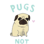 Pugs Not Drugs Transparent overlay