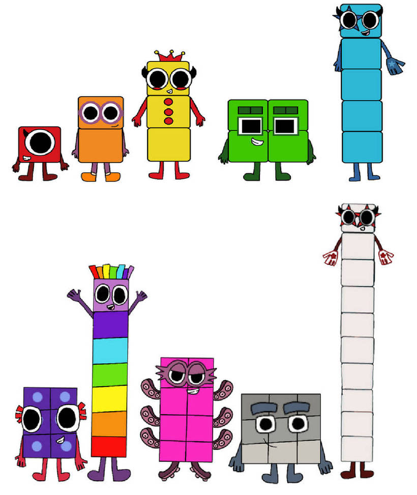 Numberblocks my Style complete by Rainbowpearls2012 on DeviantArt